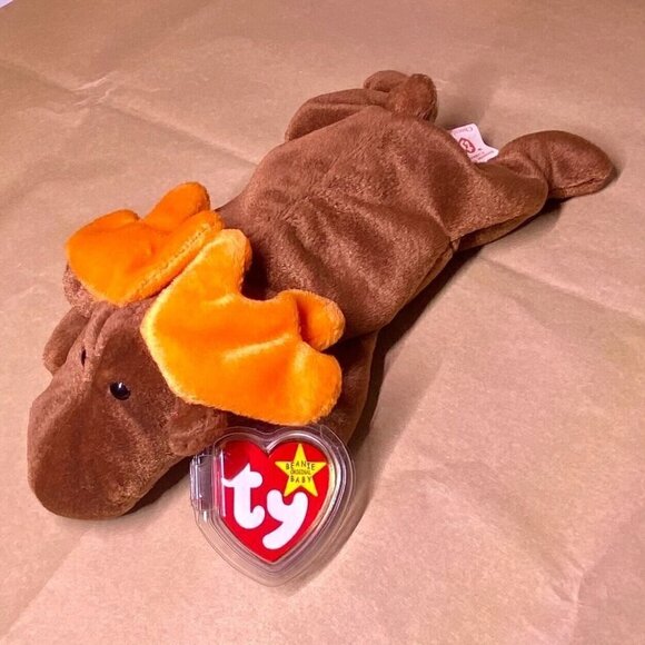 Ty Beanie Baby Original Chocolate 1993 Retired w/Rare Tag Errors Red Stamp #205 - Picture 5 of 12